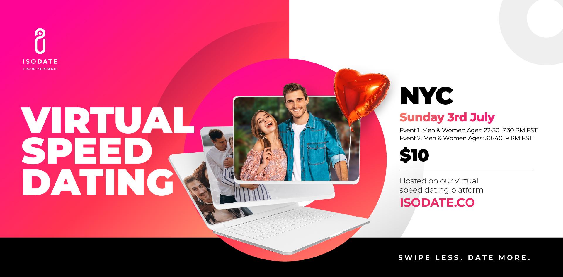 Isodate's NYC Virtual Speed Dating Swipe Less, Date More Isodate